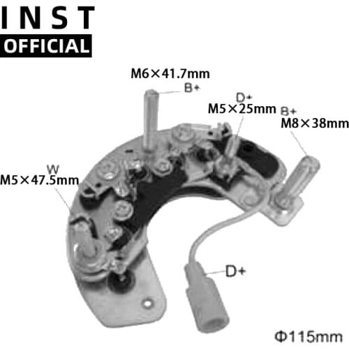 ALTERNATOR GENERATORS RECTIFIER BRIDGE FOR LUS152