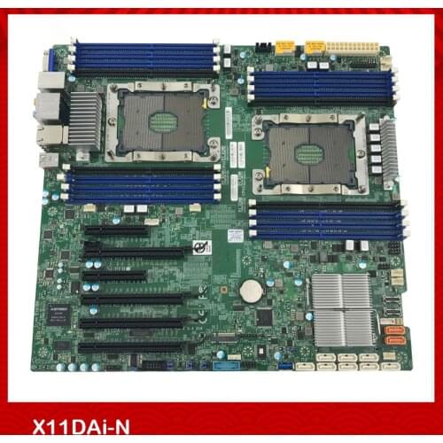 Workstation Motherboard for Supermicro for X11DAi-N C621 Fully Tested, Good quality