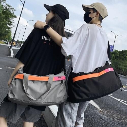 Fashion Womens Bags Trendy Contrast Color Crossbody Bags For Teenage Girls Oxford Cloth Large-capacity Waterproof Travel Bags