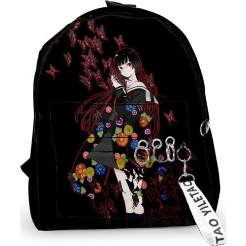 2021 3D Print Backpacks Hell Girl Teenager Students School Bags Men/Women Outside Travel Waterproof Oxford Backpack Bags