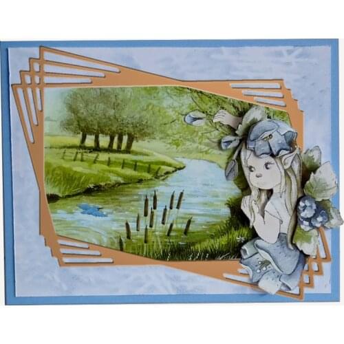 New Double Frame Carbon Steel Cutting Dies Craft Stamps and Dies Creative Scrapbook Stamps Dies Embossing Paper