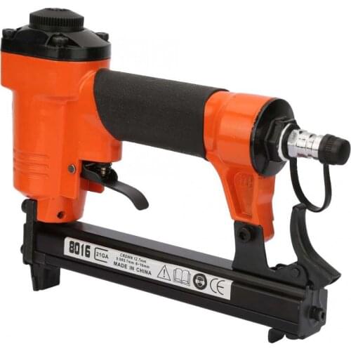 Pneumatic U Type Nail Gun 8016 Straight Nail Air Pneumatic Nailers Furniture Stapler Staple Gun 21GA 0.95*0.7mm Power Tool Hot