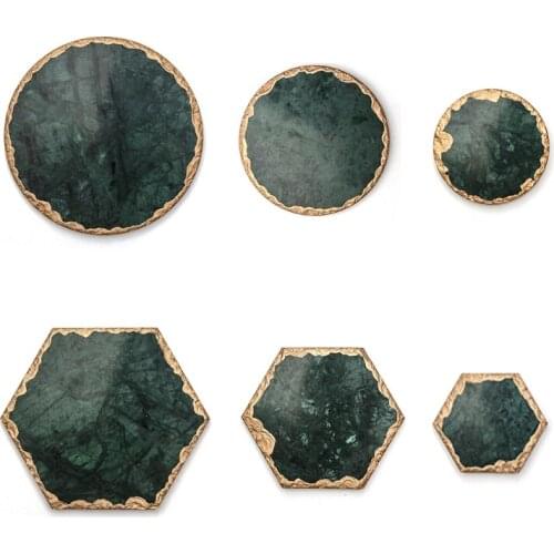 Coasters with Non-Slip Mat for Drinks Absorbent Coasters Used for Bars Coffee Table Decor Effect Art Home Gift Durable