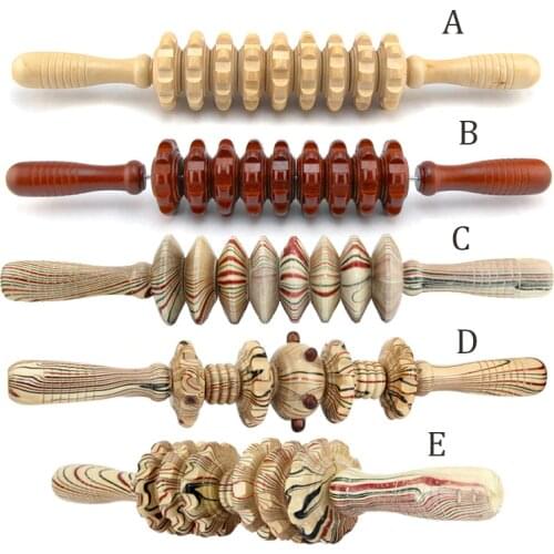 Useful Sports Full Body Muscle Massager Wood Roller Stick Trigger Point Recovery Tool Deep Relax Gear Massage Stick
