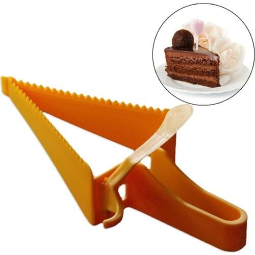 Cake Cutter Adjustable Triangle Plastic Cake Server Pastry Server Cake Cookie Fondant Dessert Tools Kitchen Gadget