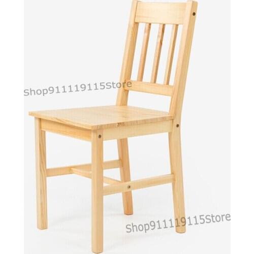 Solid Wood Chair Modern Simple Restaurant Dining Chair Creative Back Chair Nordic Creative Home Desk Chair