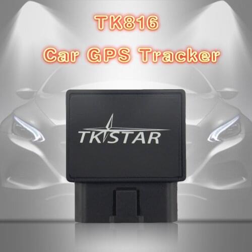 TK STAR TK816 OBD Car GPS Tracker GPRS GSM Real Time Tracking System Device Monitor Locator Over-speed shock Alarm free platform