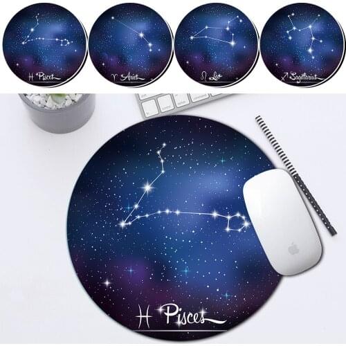 Universal Gaming Mousepad Professional Laptop Mouse Pad Non Slip PU Leather Mousepad Gamer New Comfortabele Round Desk Mat