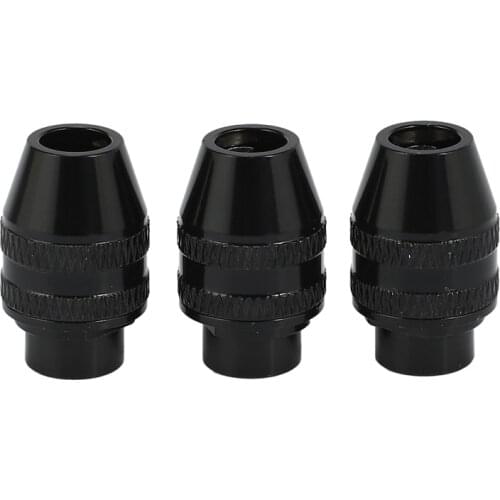 3Pcs Multi Quick Change Keyless Chuck Universal Chuck Replacement For Dremel 4486 Rotary Tools 3000 4000 7700 8200