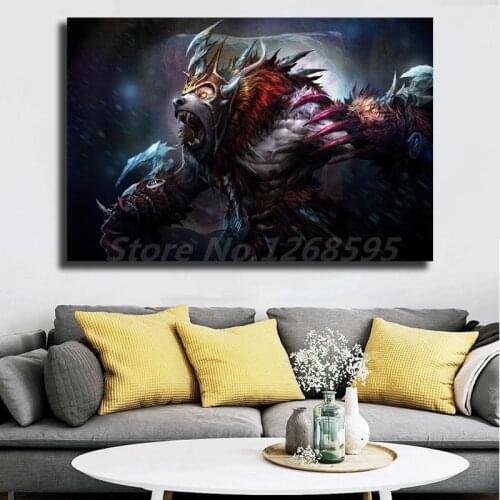 Ursa Warrior Dota 2 HD Wallpaper Wall Art Canvas Posters Prints Painting Wall Pictures For Modern Living Room Home Decor Artwork