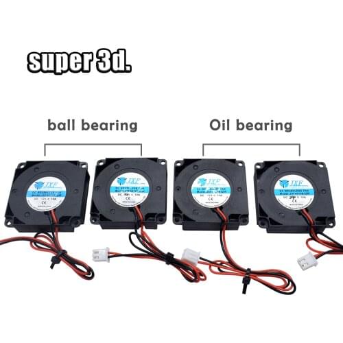 4010 12/24V Turbo Blower Fan Ball Bearing/Oil bearing radial cooling fan blower 40mm for 3D Printer hotend Extruder Heatsink