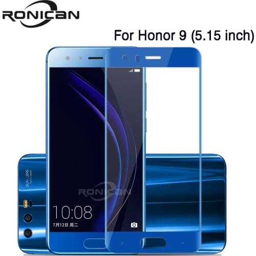 RONICAN Anti-Scratch 0.26mm Tempered Glass For Huawei Honor 9 9 Lite V9 Screen Protector For Honor V10 9 Lite Protective Glass