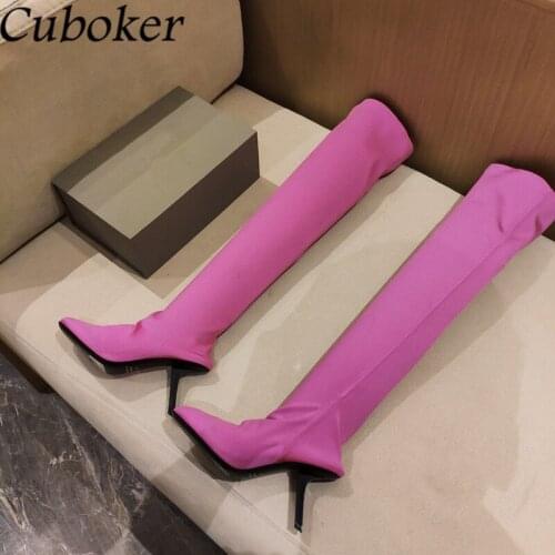 2021 Brand Designer Women Long Boots Strange High Heels Over the Knee Female Modern Boots Autumn Winter Boots For Women Mujer