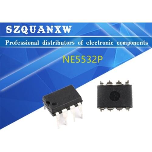 10PCS NE5532P DIP8 NE5532 DIP 5532P DIP-8 new and original IC
