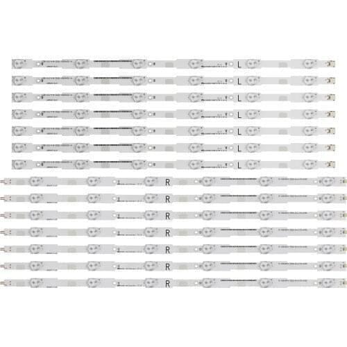 14pcs/set LED Backlight Strip For 55PUH6400 55PUK6400 55PUT4900 55PUT6400 EX-55037013 TPT550J1-QVN03 EX-55037003-4E565-0-A-565