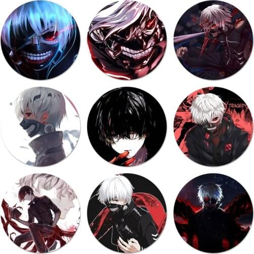 58mm cartoon Tokyo Ghouls Badge Brooch Pin Accessories For Clothes Backpack Decoration gift