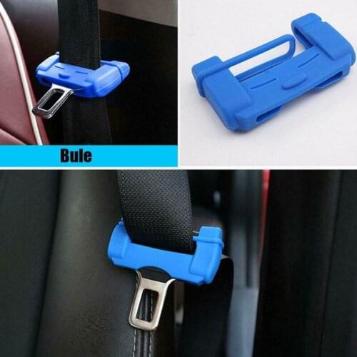 Car Seat Safe Belt Buckle Rubber Cover Auto Security Safety Seat Belt Clip Extender Buckle Plug Button Wholesale For BMW