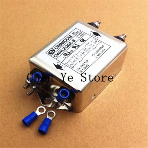 Free Shipping1PCS 100% NEW CW4L2-3A-S 6A 10A CW4L2-20A 30A-S EMI Power Filter Single-phase Double-section Power Filter 20A220V
