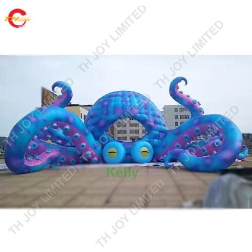 Free door shipping inflatable octopus balloon for arts display, outdoor giant inflatable decorations for sale