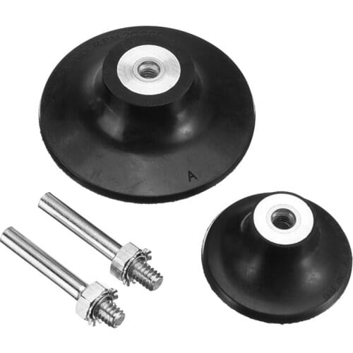 2" & 3" Roloc Roll & Lock Rotary Sanding Disc Pad Holder With 2pcs 1/4" Long Steel Shank Abrasive Grinding Tools