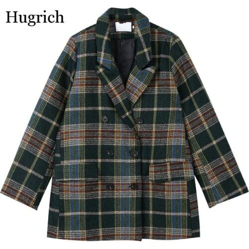 Женские шерстяные пиджаки Hugrich China At AliExpress