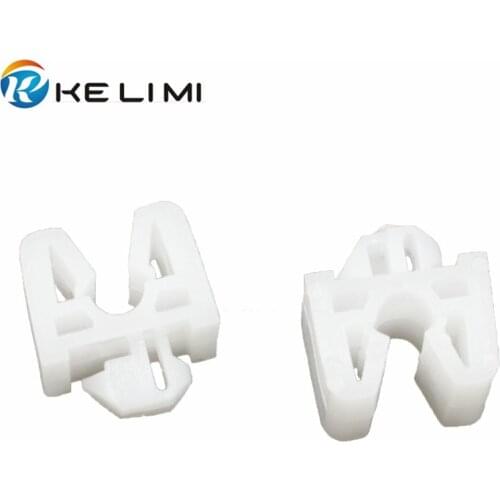 KELIMI 30x Car Seat snaps clip white plastic fixed auto seat fastener clamp For JAC