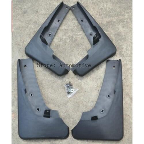 Set Molded Car Mud Flaps For Nissan X-Trail T31 2008-2013 Xtrail Splash Guards Mud Flap Mudguards Fender 2009 2010 2011 2012