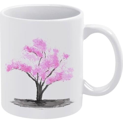 Cherry Blossom Mug Creative Vintage Mug Porcelain Hot Chocolate Cups