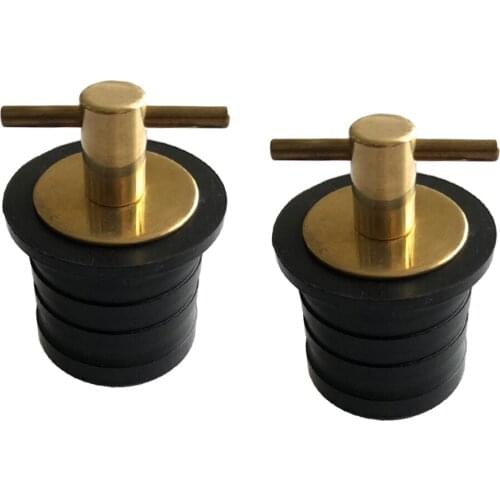 Brass 1-1/4'Inch Boating Snap Handle Locking Turn Tite Drain Plug Boat 32mm