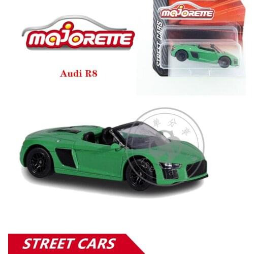Majorette 1/64 Street Cars Series Cars Audi R8 Hot Pop Kids Toys Motor Vehicle Diecast Metal Model