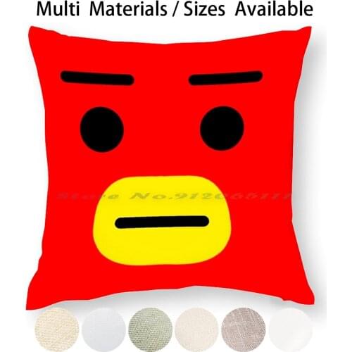Pillow Case Throw Pillow Cover Cotton Linen Flax Kim Taehyung Rm Suga J Hope Jungkook Jeon Jeongguk Jk Park Jimin Min Yoongi