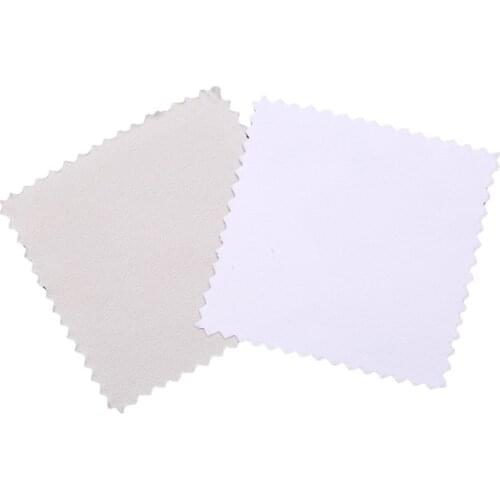 50pcs 8x8cm Soft Clean Wipe Sterling Silver Color Cleaning Cloth Polishing Cloth Wiping Cloth Of Silver Gold Jewelry Tools