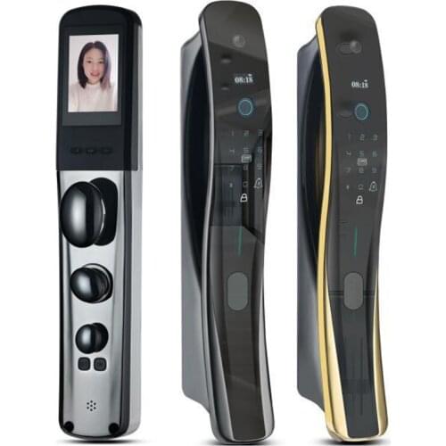 QLEUNG S913MAX Intelligent Electronic Automatic Camera Wifi Fingerprint Usmart Go Doorbell Function Card Password Key Door Lock