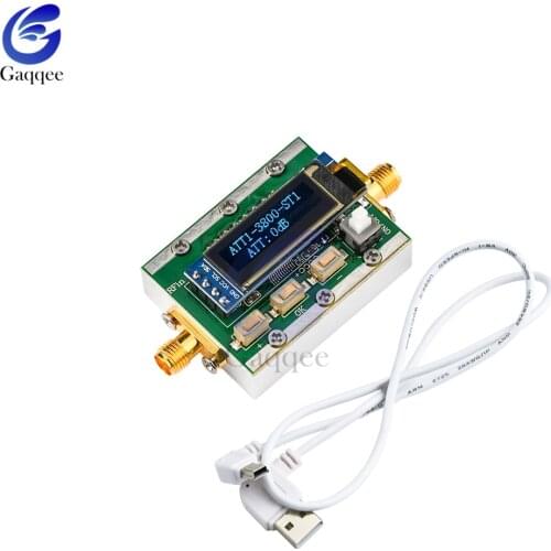 1MHZ-3800MHz RF Digital Programmable RF Attenuator 0-31DB Adjustable Step 1dB PC Software Control