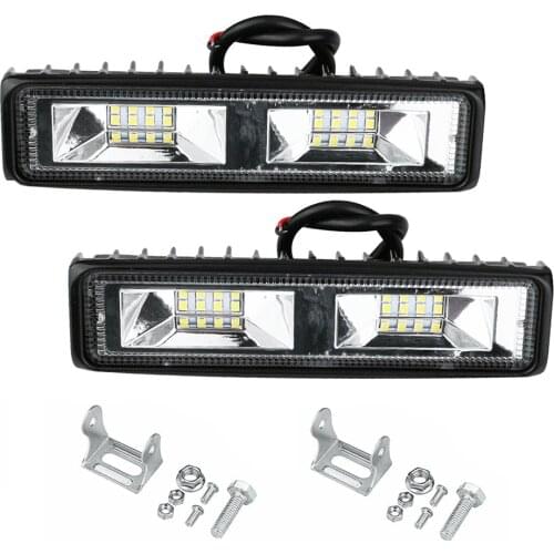 18W 12V LED Work Light Bar Spotlight Flood Lamp Driving Fog Offroad LED Work Car Light for SUV 4WD led beams