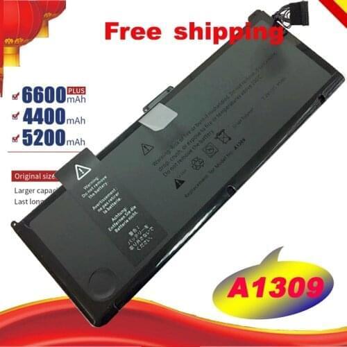 10.95V A1309 Replacement Laptop Battery For APPLE MacBook Pro 17" A1297 [2009 Production] MC226*/A MC226CH/A Free