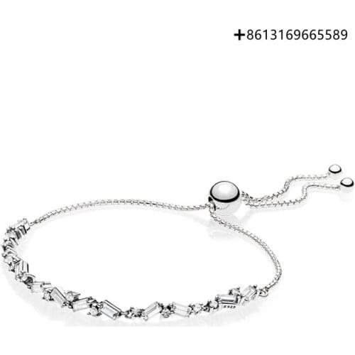 100% 925 Sterling Silver Original Replica 1:1 Glacier Beauty Bracelet Factory Direct Batch Free Shipping