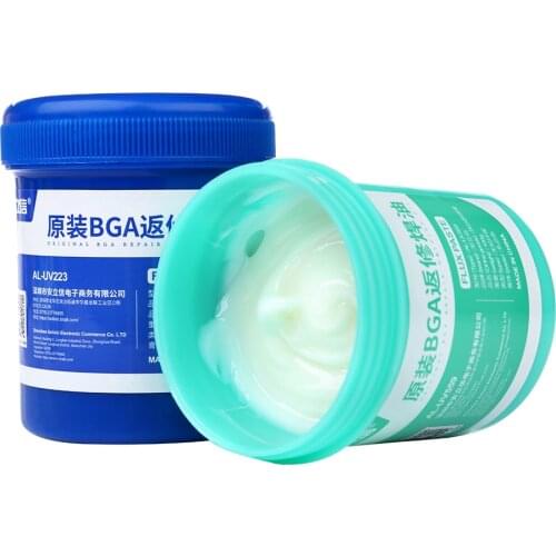 100g UV Liquid Paste Flux Tin Soldering Solder Paste Syringe Rework BGA Plant Curable Solder Mask Ink Lead-free Mobile Phone