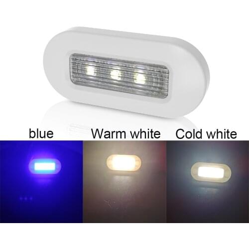12V LED Marine Boat Yacht Deck Courtesy Step Light Corridor Lamps Blue White