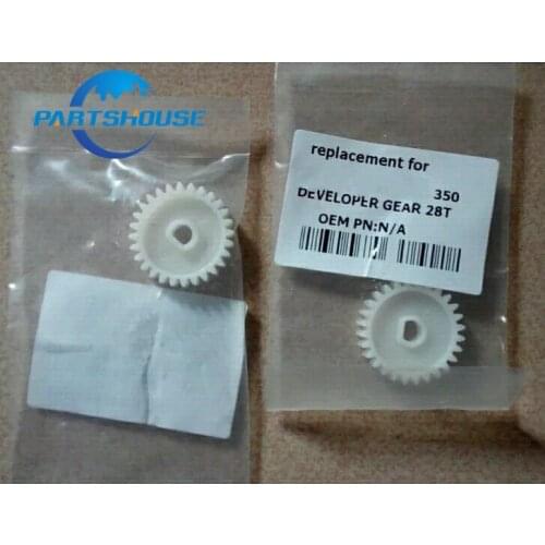 2Pcs New Developer Gear 28T 6LA622760 GEAR-10S28-6-D For Toshiba E350 450 352 353 452 453 358 458 E2505 2006 2306 2506 2307 2507