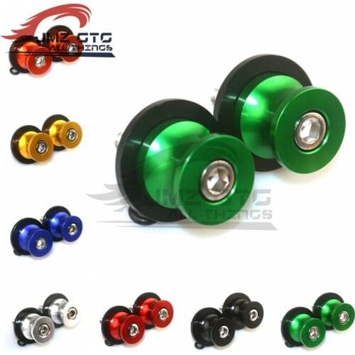 8MM Motorcycle CNC Aluminum Swingarm Spools Slider Stand Screw For Ducati 749 999 Desmosedici RR with
