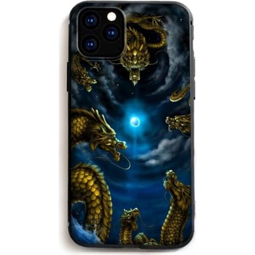 Domineering cool dragon Phone Case for iPhone 11 12 Pro mini pro XS MAX 8 7 6 6S Plus X 5S SE 2020 XR