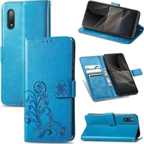 Embossed Flower Leather Cover For Sony Xperia Ace 2 Case Wallet Stand Phone Cover For Sony Xperia Ace2 Funda