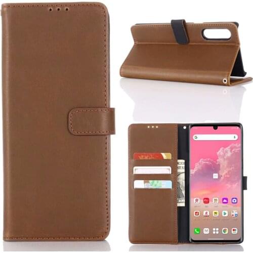 For LG L-52A (LG G900) Case Retro Crazy Horse Wallet Leather Case With Stand For LG Velvet 5G TD-LTE JP L-52A (LG G900)