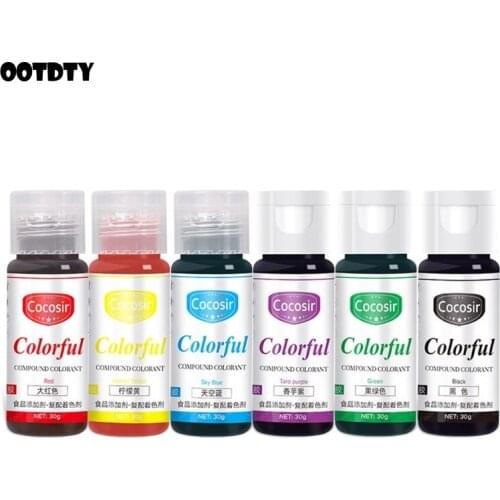 Food Coloring 20 Colors Based Flavorless Edible Foods Pigment Dye Vibrant Colors for Cake Decorating Cookies Baking Tools