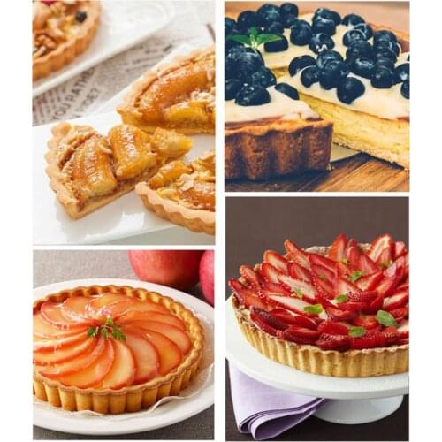 4/6/8 Inch Non Stick Pie Pizza Cake Pan Tart Mold Removable Bottom Baking Pastry Mould Bakeware