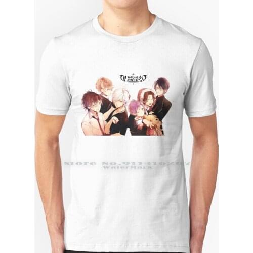 Diabolik Lovers T Shirt 100% Pure Cotton Diabolik Lovers Haunted Mansion Dark Bridal More Blood Reiji Ayato Laito Kanato Shu