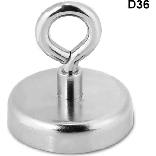 HOT Strong Neodymium Magnet Round Pulling Force River Fishing Magnetic Eyebolt New NDS