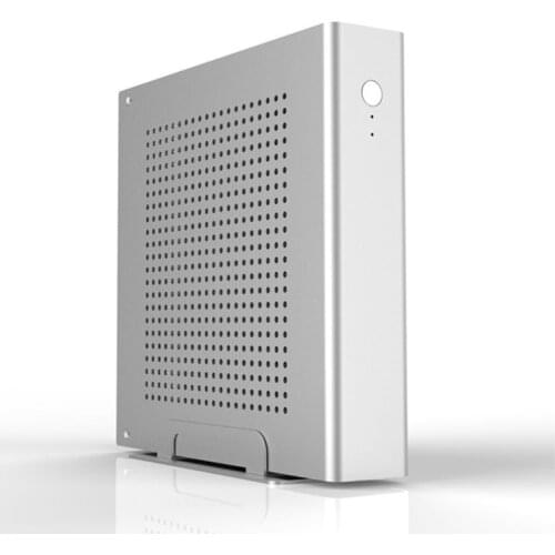 HTPC Case PC Safe Cabinet Desktop Computer Empty Chassis USB Aluminum Alloy frame Free shipping For ITX MINI Motherboard D