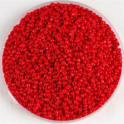 Exquisite red 2mm Czech glass beads loose beads for DIY jewelry accessories seed beads material wholesale